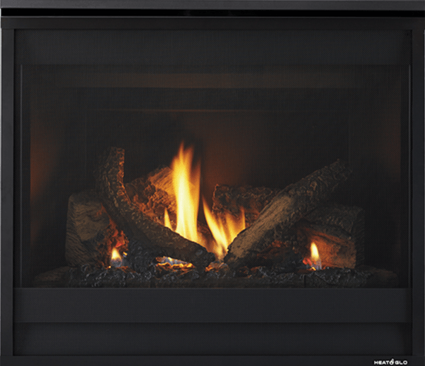 Heat & Glo SlimLine 7X 36" Direct Vent Gas Fireplace (Tranquil Greige Interior) | Model SL-7X-IFT-TG