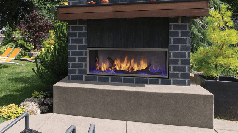 Majestic Lanai 48" Outdoor Linear Gas Fireplace - Model ODLANAIG-48