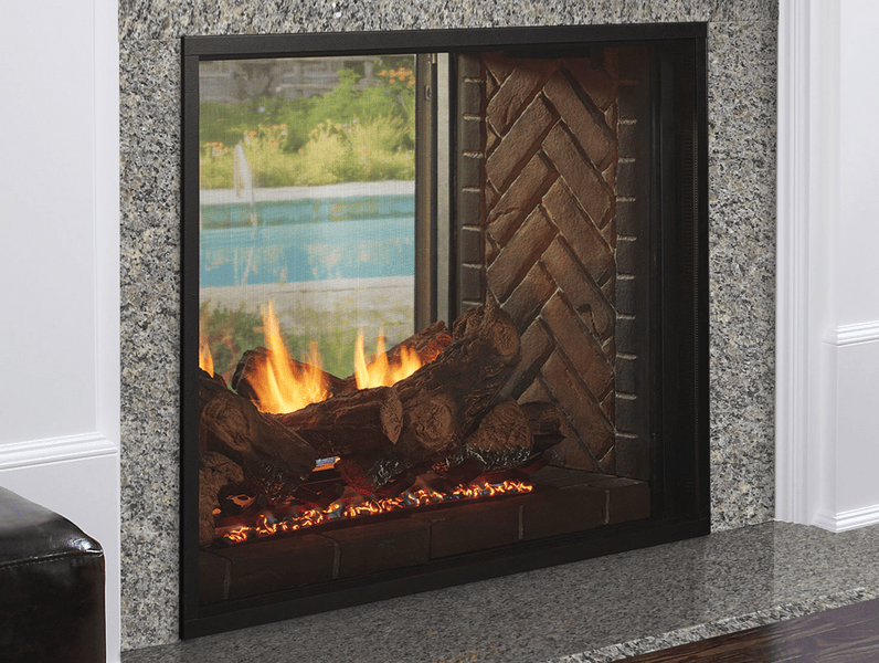 Heat & Glo Fortress 36 Indoor/Outdoor See-Through Gas Fireplace