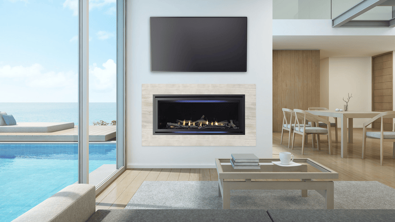 Heat & Glo Cosmo 42 Direct Vent Linear Gas Fireplace | Model COSMO42-IFT-B