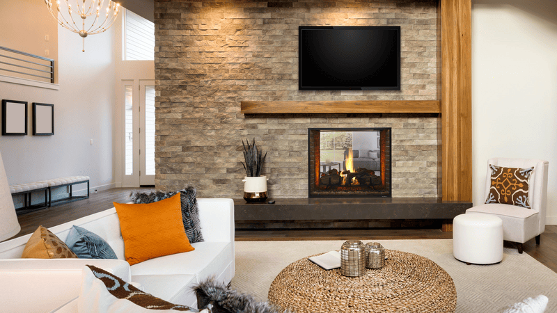 Heat & Glo Escape 42 See-Through Direct Vent Gas Fireplace | Model ESC-42ST-IFT