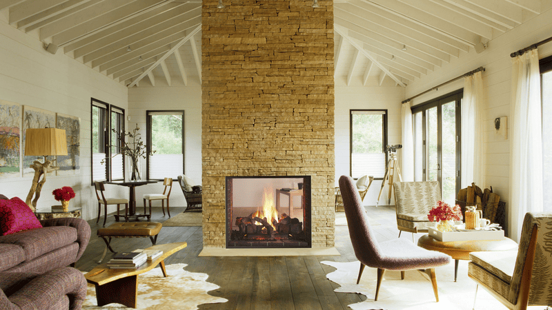 Heat & Glo Escape 42 See-Through Direct Vent Gas Fireplace | Model ESC-42ST-IFT