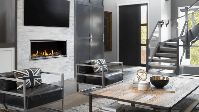 Heat & Glo Mezzo 60 Direct Vent Linear Gas Fireplace | Model MEZZO60-C