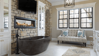 Heat & Glo Mezzo 72 See-Through Direct Vent Linear Gas Fireplace | Model MEZZO72ST-C