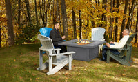 Napoleon Hamptons Grey Gas Fire Table, Square HAMP2-GY - ExceptionalFire