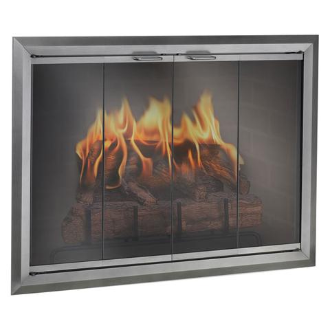 Aluminum Fireplace Glass Door Masonry & Zero Clearance - Apex - ExceptionalFire