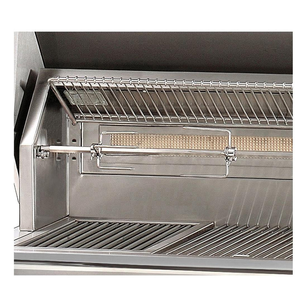 Alfresco ALXE 42-Inch Built-In Natural Gas Grill With Rotisserie in Signal White Matte