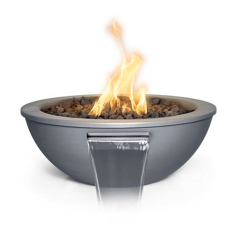 Sedona Powder Coated Aluminum Fire & Water Bowl