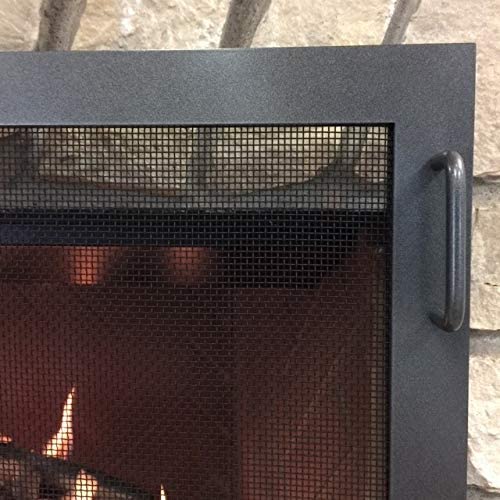 Simple Fireplace Screen Handmade to Fit Your Fireplace by Design Specialties Carolina - ExceptionalFire