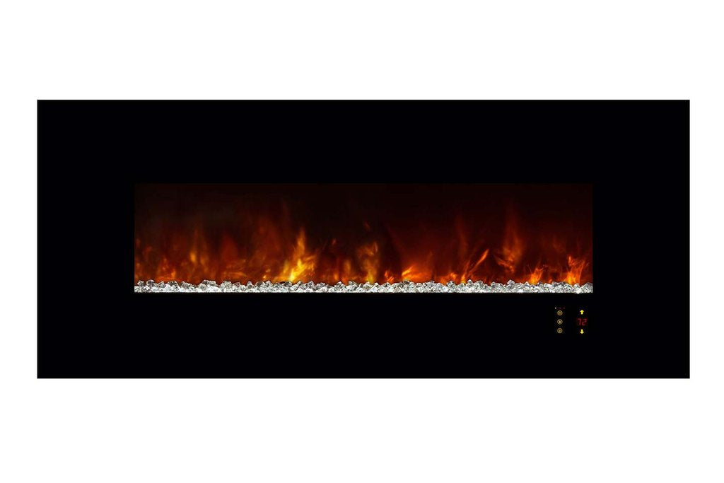 Modern Flames Ambiance 60'' Wall Mount Electric Fireplace AL60CLX2-G - ExceptionalFire