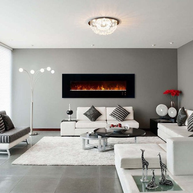 Modern Flames Ambiance 80'' Wall Mount Electric Fireplace AL80CLX2-G - ExceptionalFire