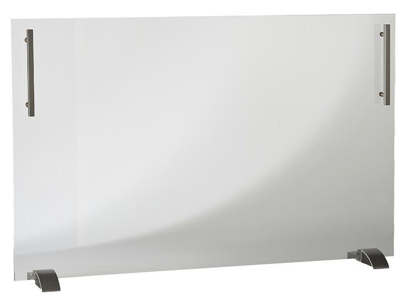 Single Panel Glass Fireplace Screen Clear/Grey/Bronze Glass - Custom Size - ExceptionalFire