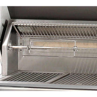 Alfresco ALXE 56-Inch Built-In Natural Gas Deluxe Grill With Rotisserie And Side Burner in Blue Lilac - ExceptionalFire