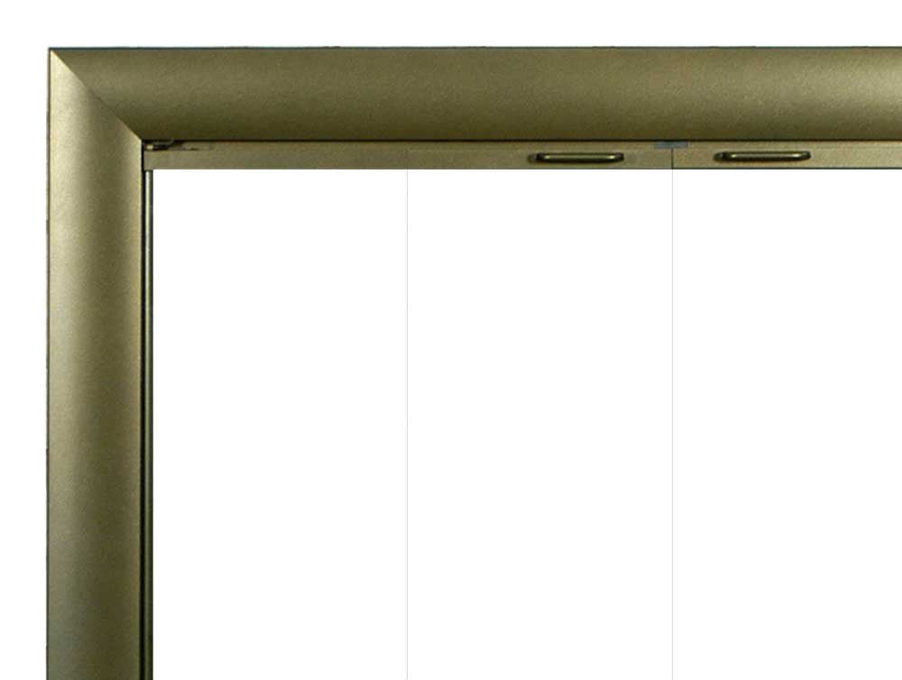 Aluminum Fireplace Glass Door Masonry - Bungalow - ExceptionalFire