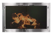Carolina - Masonry & Prefab Steel Fireplace Glass Doors - ExceptionalFire