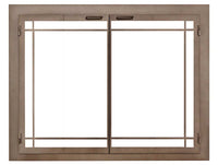 Carolina Window Pane - Masonry & Prefab Fireplace Glass Doors - ExceptionalFire