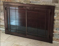 Carolina Window Pane - Masonry & Prefab Fireplace Glass Doors - ExceptionalFire