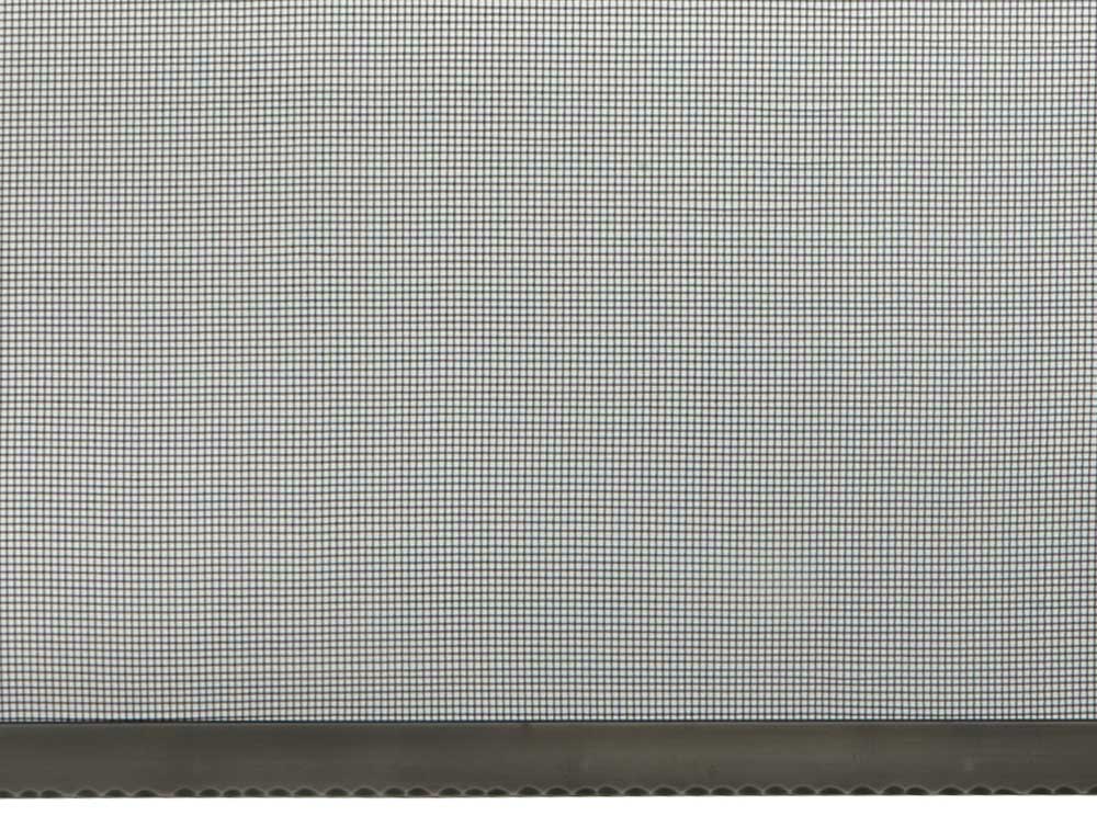 Custom Made Single Panel Fireplace Screen - Hammered Edge