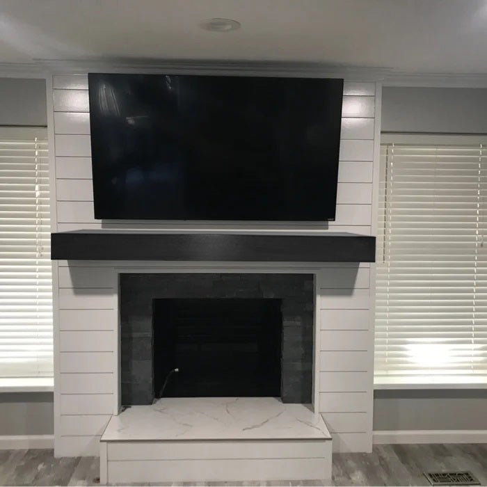 Custom Steel Fireplace Mantel Shelves, Non-Combustible, Magnetic Add-ons, Made to Order by Design Specialties