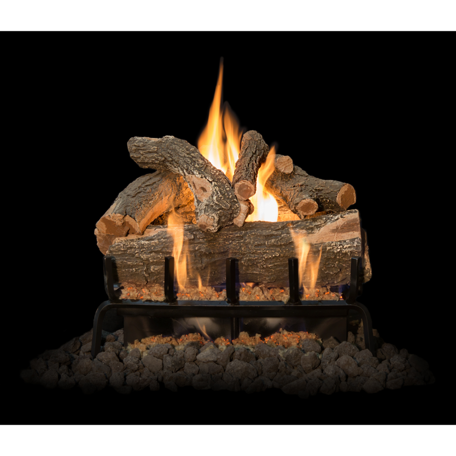Grand Canyon 21-Inch Arizona Weathered Oak Vented Natural Gas Log Set W/ 2BRN Burner