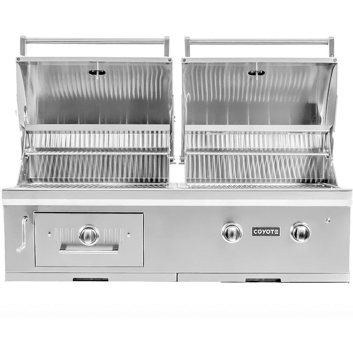Coyote Centaur 50-Inch Built-In Natural Gas/Charcoal Dual Fuel Grill
