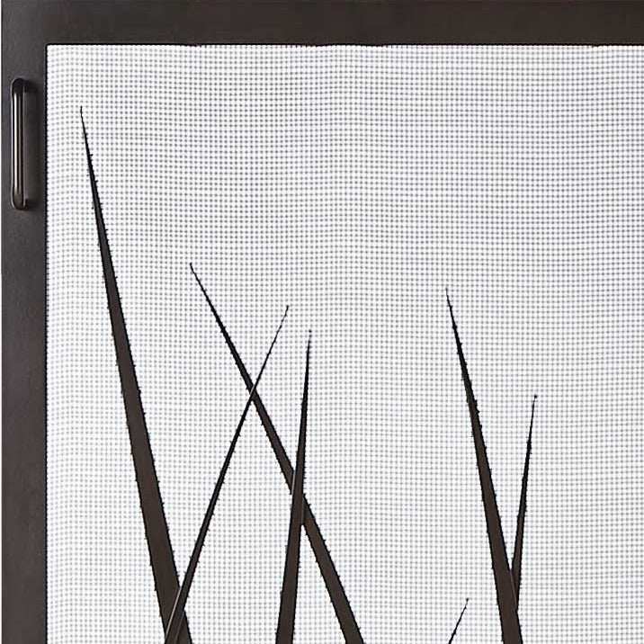 Free Standing Fireplace Screen Custom Made Options - Sawgrass - ExceptionalFire