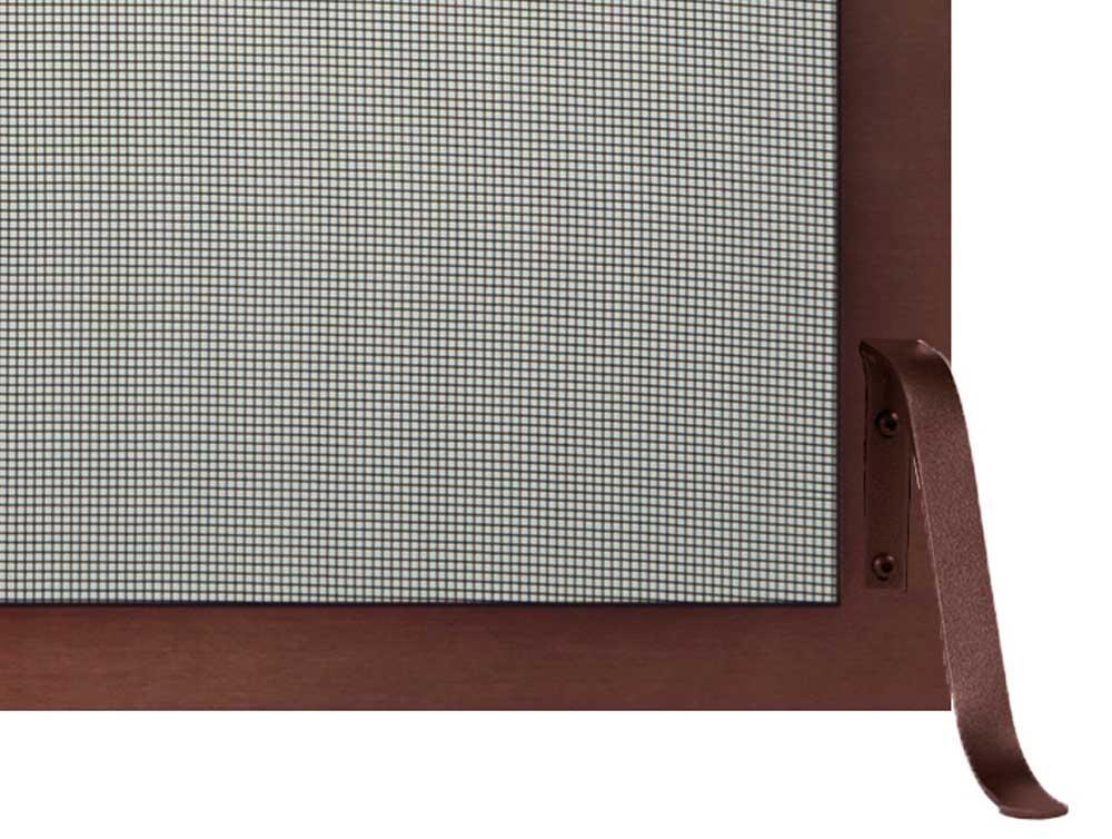 Simple Fireplace Screen Handmade to Fit Your Fireplace by Design Specialties Carolina - ExceptionalFire