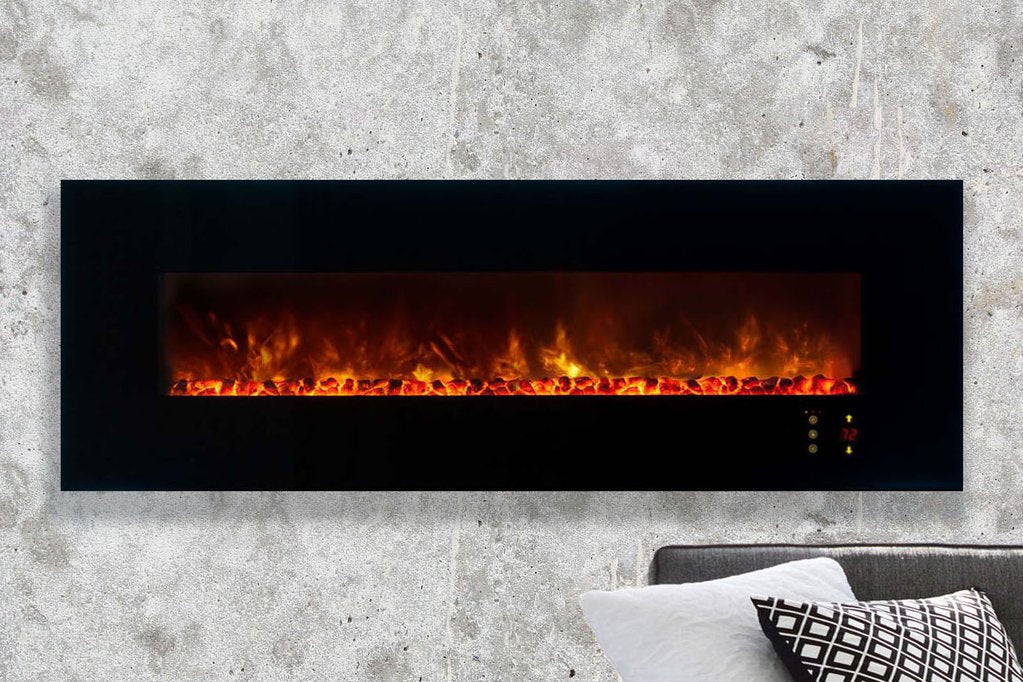 Modern Flames Ambiance 80'' Wall Mount Electric Fireplace AL80CLX2-G - ExceptionalFire