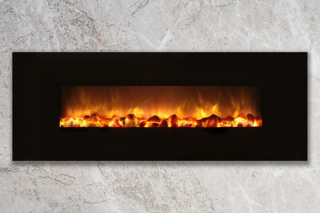 Modern Flames Builder Series Slim Fire 40" Wall Mount Electric Fireplace - No Heat SF40/BILV - ExceptionalFire