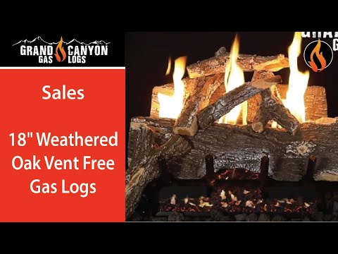 Grand Canyon Weathered Oak Vent Free Gas Log Set - Customized Options