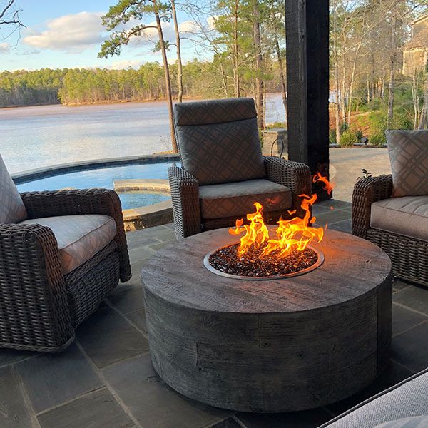 Sequoia Gas Fire Pit - Low Profile