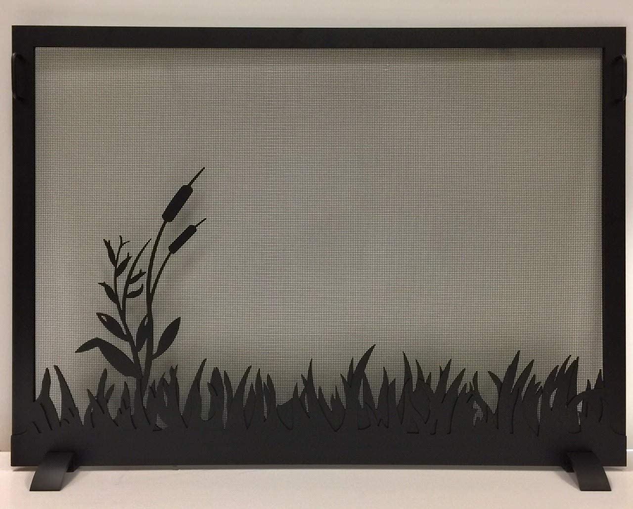 Steel Custom Single Panel Fireplace Screen Carolina Pond- Custom Size - ExceptionalFire