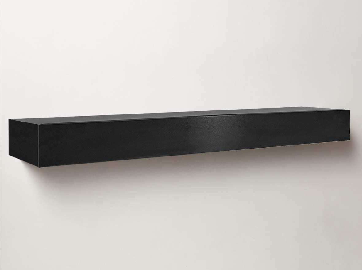 Steel Fireplace Mantel Shelves, Non-Combustible, 14 Finishes, Made to Order by Design Specialties