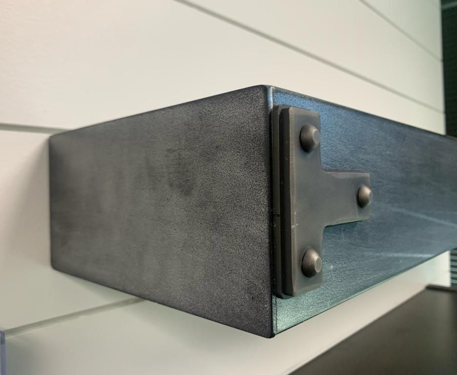 Steel Fireplace Mantel Shelves, Non-Combustible, 14 Finishes, Made to Order by Design Specialties