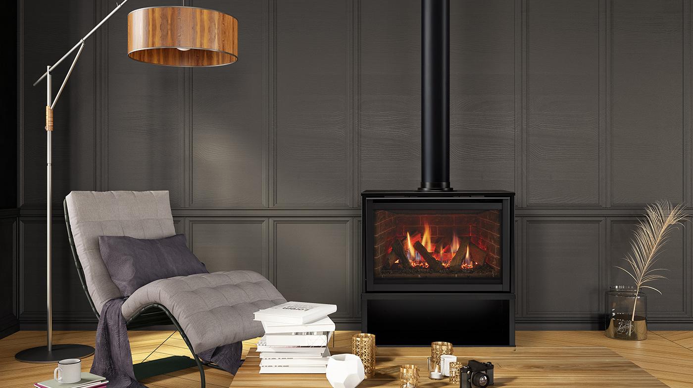 Majestic Ruby 30" Direct Vent Freestanding Gas Stove